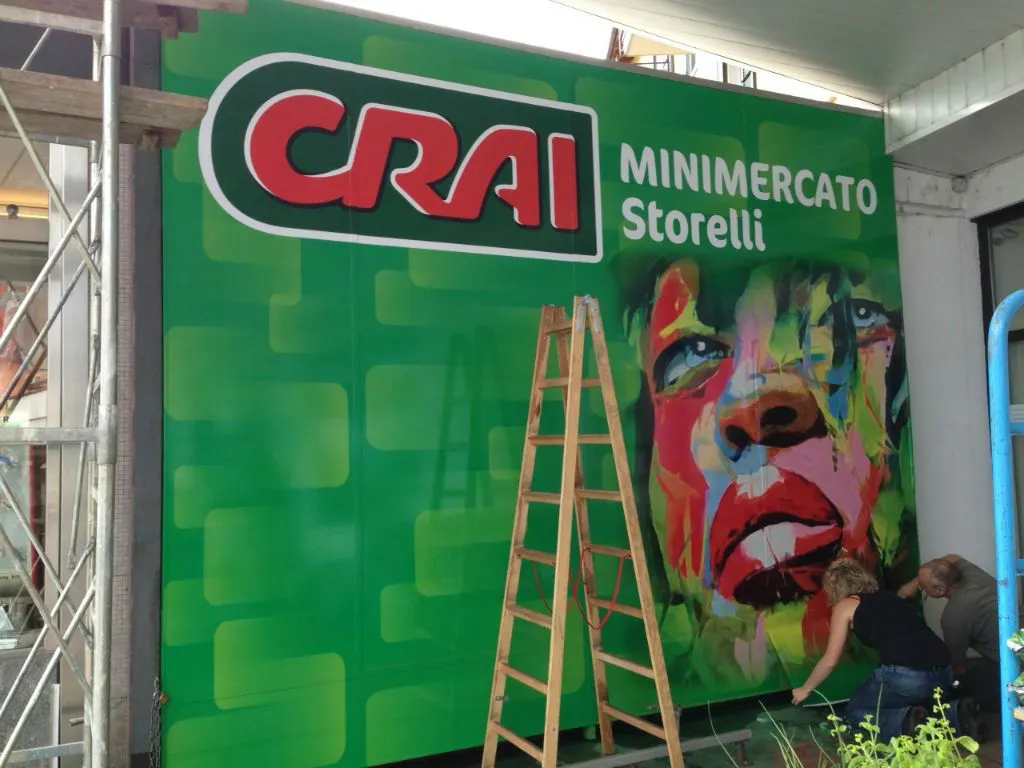 Decorazione di un punto vendita