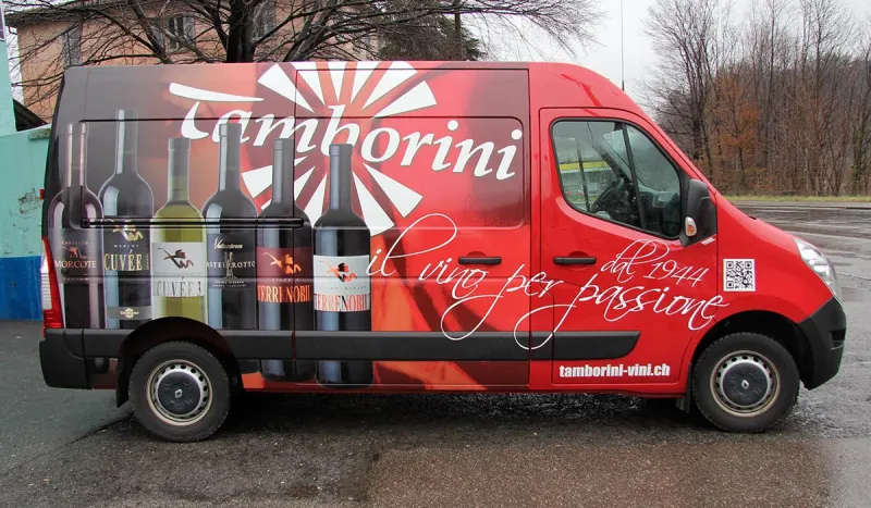Furgone Tamborini decorato